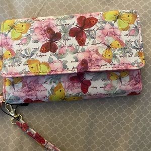 Butterfly wristlet